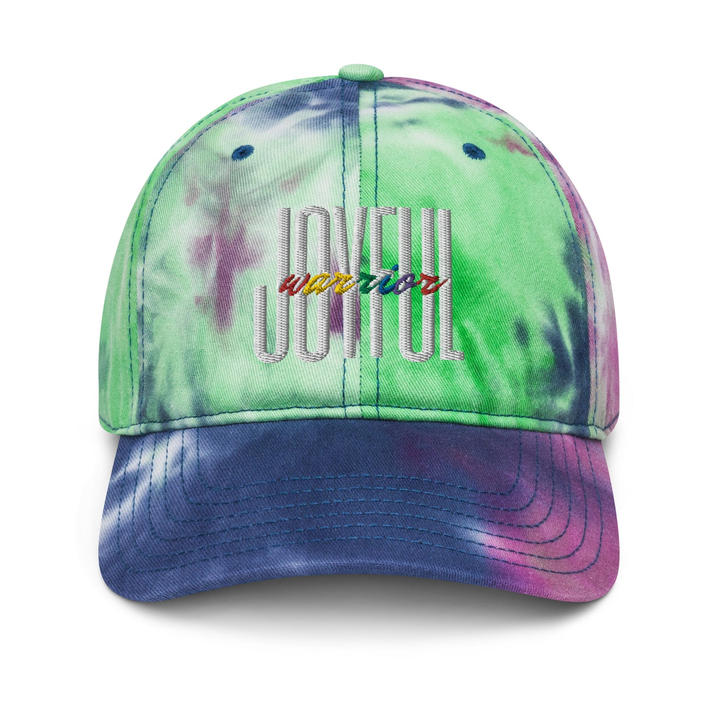 "Joyful Warrior" Tie-Dye Hat (Colors Vary)