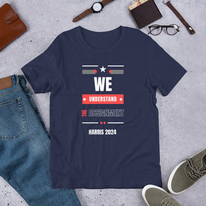 "We Understand the Assignment" Harris 2024 T-Shirt (Navy)