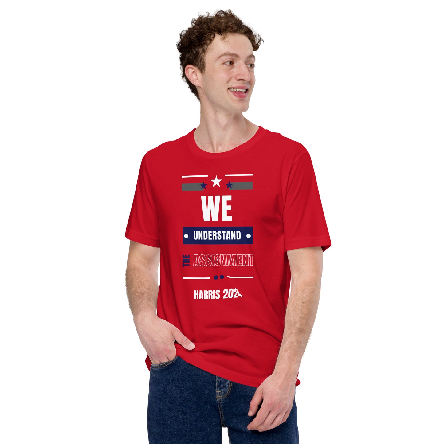 "We Understand the Assignment" Harris 2024 T-Shirt (Red)