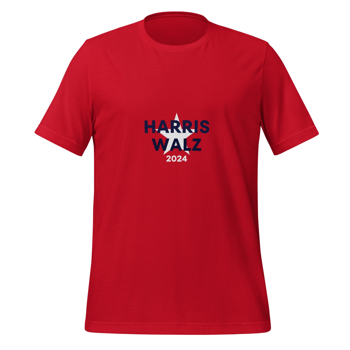 "Harris Walz 2024" T-Shirt (Red)