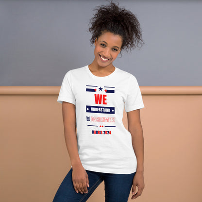 "We Understand the Assignment" Harris 2024 T-Shirt (White)